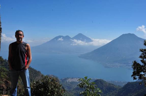 Despedida da fantástica região da laguna Atitlán (saindo de San Marcos La Laguna, na Guatemala)